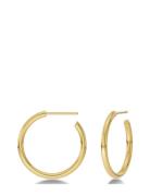 Hoops Earrings Medium Accessories Jewellery Earrings Hoops Gold Edblad