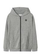 Nkmvimo Ls Sweat Card Bru Noos Tops Sweat-shirts & Hoodies Hoodies Gre...