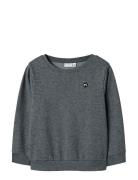 Nkmvimo Ls Sweat Bru Noos Tops Sweat-shirts & Hoodies Sweat-shirts Gre...