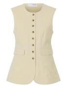 Slfiluna Sl Butt D Pocket Vest B Vest Cream Selected