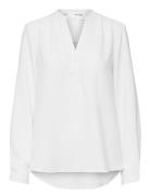 Slfmivia Ls Top B Noos Tops Blouses Long-sleeved White Selected