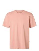 Slhaspen Ss O-Neck Tee Noos Tops T-shirts Short-sleeved Pink Selected