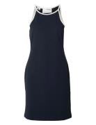 Slfelfrida Sl Contrast Short Dress Kort Kjole Navy Selected
