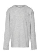 Long-Sleeved T-Shirt With Pocket Tops T-shirts Long-sleeved T-shirts G...