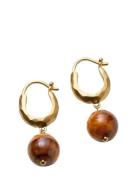 Earth Earrings Øredobber Smykker Gold Pernille Corydon