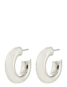 Phase Medium Hoops Silver-Plated Accessories Jewellery Earrings Hoops ...