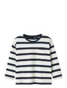 Nmmleroy Ls Rlx Top Tops T-shirts Long-sleeved T-shirts Navy Name It