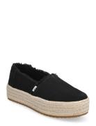Valencia Platform Espadrille Sandaler Espadrilles Lave Black TOMS