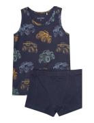 Underwear Set Aop Undertøysett Multi/patterned Minymo