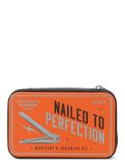 Manicure Sæt Spikret Til Perfektion Negleverktøy Negler Orange Gentlem...