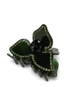 Polly Harvest Middle Accessories Hair Accessories Hair Claws Green SUI...