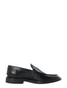 Biafelix Penny Loafer Polido Mokasiner Lave Sko Black Bianco