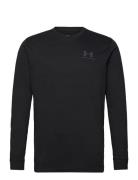 Ua Sportstyle Left Chest Ls Sport T-shirts Long-sleeved Black Under Ar...