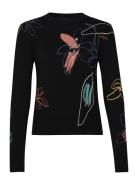 Arty Tops T-shirts & Tops Long-sleeved Black Desigual