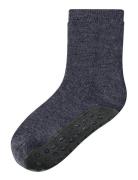 Nmmwaksi Wo/Bl Terry Sock Extra Non Skid Strømper Non-slip Navy Name I...
