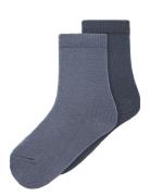 Nmmwakta Wo/Vi 2P Sock Socks & Tights Socks Navy Name It