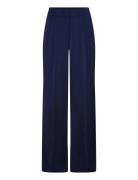 2Nd Carter - Heavy Satin Bottoms Trousers Straight Leg Navy 2NDDAY