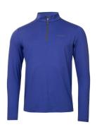 Newport Half Zip Sport Sweat-shirts & Hoodies Fleeces & Midlayers Blue...
