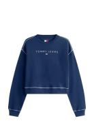 Tjw Rlx Crp Stitch Linear Crew Tops Sweat-shirts & Hoodies Sweat-shirt...