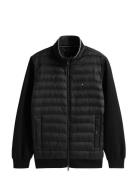 Mix Media Ess Rwb Stand Collar Fôret Jakke Black Tommy Hilfiger