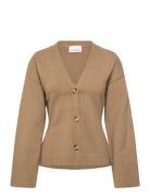 Lenyx Knit Tops Knitwear Cardigans Beige Noella