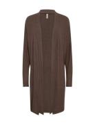 Sc-Biara Tops Knitwear Cardigans Brown Soyaconcept