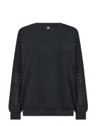 Sc-Banu Tops Sweat-shirts & Hoodies Sweat-shirts Black Soyaconcept