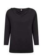 Sc-Marica Tops T-shirts & Tops Long-sleeved Black Soyaconcept