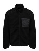Onsdallas Life Sherpa Jacket Otw Vd Tops Sweat-shirts & Hoodies Fleece...