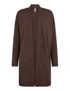 Sc-Banu Tops Knitwear Cardigans Brown Soyaconcept