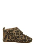 Prewalker Suede Tøfler Innesko Brown Mikk-line