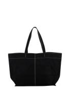 Suede Aubrey Bag Shopper Veske Black Becksöndergaard