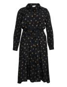 Kcolivia Dress Knelang Kjole Blue Kaffe Curve