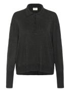 Kalizza Polo Pullover Tops Knitwear Jumpers Black Kaffe