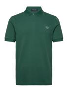 The Fred Perry Shirt Tops Polos Short-sleeved Green Fred Perry