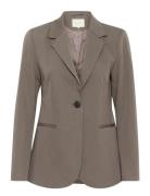 Kasakura Blazer Blazers Single Breasted Blazers Brown Kaffe