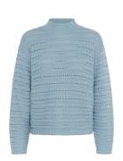 Kadolly Pullover Tops Knitwear Jumpers Blue Kaffe