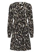 Kamille Dress Kort Kjole Brown Kaffe