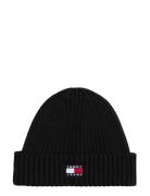 Tjm Heritage Core Beanie Accessories Headwear Beanies Black Tommy Hilf...