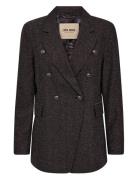 Mmbabeth Svala Blazer Blazers Double Breasted Blazers Black MOS MOSH