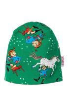 Självsäker Mössa Accessories Headwear Hats Beanie Green Pippi Langstrø...