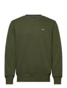 Reg Shield C-Neck Sweat Tops Sweat-shirts & Hoodies Sweat-shirts Khaki...