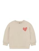 Sweater Brushed Backprint Tops Sweat-shirts & Hoodies Sweat-shirts Cre...