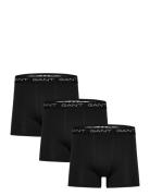 Boxer Brief 3-Pack Boksershorts Black GANT