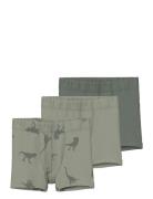 Nmmtights 3P Agave Green Dino Noos Night & Underwear Underwear Underpa...