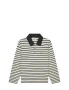 Pablo Jessie Polo Tee Ls Tops T-shirts & Tops Polos White Mads Nørgaar...