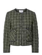 Yascinna Ls Padded Jacket - Ex Vattert Jakke Green YAS