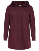 Carsedona Light Coat Otw Noos Tynn Kåpe Burgundy ONLY Carmakoma