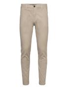 Aop Superflex Chino Pants Bottoms Trousers Chinos Cream Lindbergh
