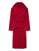 Terry_Hooded Gown Morgenkåpe Red HUGO